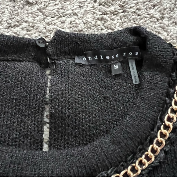 Endless Rose Gold Trimmed Sweater Tank (Size M) - Picture 7 of 16